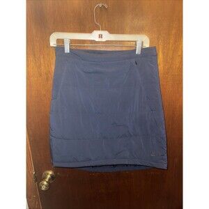 Jack Wolfskin Womens Navy Blue Fleece Lined Skirt Size Small